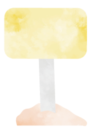 Schild mit der Aufschrift zurück
