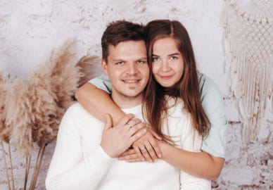 Angelina Sommer mit ihrem Ehemann Torven
